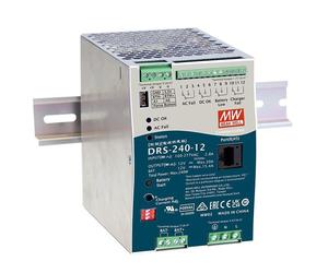 Mean Well DRS-240-12 DIN Rail Power Supply 12V 20A; 240W, Adjustable