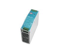 MEAN WELL EDR 150W 24V 6.5A Switching Power Supply， AC/DC Single Output Industrial DIN Rail EDR-150-24 Power Supply Driver Transformer, Slim Metal Case