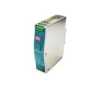 MEAN WELL EDR 75W 12V 6.3A Switching Power Supply， AC/DC Single Output Industrial DIN Rail EDR-75-12 Power Supply Driver Transformer, Slim Metal Case