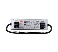 MEAN WELL ELG 200W 36V 5.55A LED Driver，3 wire Input ELG-200-36B-3Y Switching Power Supply Converter Transformer with IP67, PFC Function, 3 in 1 Dimming, Metal Case