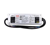 MEAN WELL ELG 240W 57-115V 2100mA LED Driver，3 wire Input ELG-240-C2100B-3Y Switching Power Supply Converter Transformer with IP67, PFC, Intelligent dimming