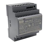 Mean Well HDR-100-24 AC-DC Ultra Slim DIN Rail Power Supply, CV