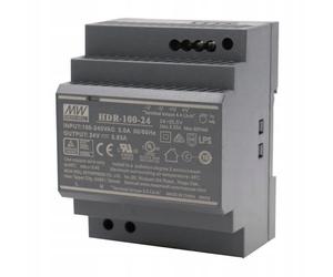 Mean Well HDR-100-24 Switching Power Supply 100W 24V 3.83A DIN Rail