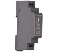 Mean Well HDR-15-5 AC-DC Ultra Slim DIN Rail Power Supply, CV, Black