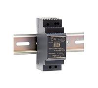 Mean Well HDR-30-12 power supply, 1 output, 30 W, top-hat rail mounting, 12 V, 2 A, for industrial use.