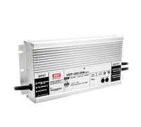 MEAN WELL HEP 480W 48V 10A LED Driver， HEP-480-48 AC-DC Single Output Industrial Switching Power Supply Converter Transformer with IP68, PFC, Metal Case