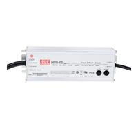 MEAN WELL HVG 65W 54V 1.21A LED Driver， HVG-65-54B AC-DC Constant Current Voltage Switching Power Supply Converter Transformer with IP67, PFC, 3 in 1 Dimming