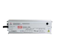 MEAN WELL HVGC 100W 15-142V 700mA LED Driver, HVGC-100-700D AC-DC Constant Current Voltage Switching Power Supply Converter Transformer with IP67, PFC, Timed Dimming