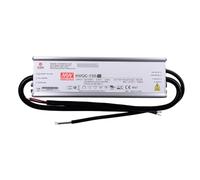 MEAN WELL HVGC 150W 30-300V 500mA LED Driver， HVGC-150-500B AC-DC Constant Current Voltage Switching Power Supply Converter Transformer with IP67, PFC, 3 in 1 Dimming