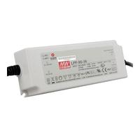 MEAN WELL LPF 90W 30V 3A LED Driver， LPF-90D-30 AC-DC Constant Current Voltage Switching Power Supply Converter Transformer with IP67, PFC,3 in 1 Dimming, Plastic Case