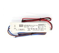 MEAN WELL LPV-60-24 60Watts 2.5Amp 24VDC C.V LED Driver Single Output Waterproof IP67 LED Power Supply Suitable for LED Strip Light Sealed Panel Mount