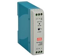 MEAN WELL MDR-20-24 AC to DC DIN-Rail Power Supply, 24V, 1 Amp, 24W, 1.5 by MEAN WELL