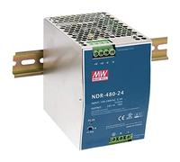 Mean Well NDR-480-24 AC-DC Single Output DIN Rail Power Supply