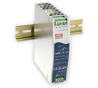 MEAN WELL Power supply - 77 W - 88-264 V - 47-63 Hz - 80 ms - 90% - Overvoltage - Overheating - Overcharging - Short circuit (SDR-75-48)