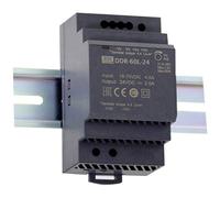 Mean Well Rail mounted DC/DC converter 24V 2.5A 60W 1 output DDR-60L-24