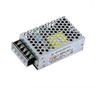 MEAN WELL RS 25W 15V 1.7A Switching Power Supply， AC/DC Single Output RS-25-15 Power Supply Driver Transformer for Railway, Industrial, Communications or Data Systems, etc