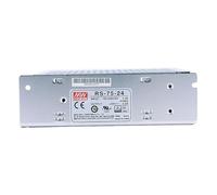 MEAN WELL RS 75W 48V 1.6A Switching Power Supply， AC/DC Single Output RS-75-48 Power Supply Driver Transformer for Railway, Industrial, Communications or Data Systems, etc