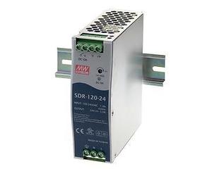 Mean Well SDR-120-24 120W 24V 5A Hat DIN Rail Power Supply