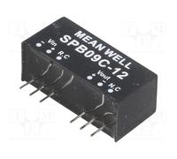 SPB09C-12 Converter: DC/DC 9W UEing: 36-75V 12VDC IAusg: 0-750mA SIP8 5g MEAN...