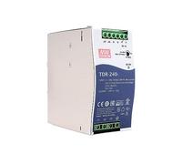 MEAN WELL TDR 240W 24V 10A Switching Power Supply,3 Ph Industrial DIN Rail TDR-240-24 Slim Type Enclosed Power Supply Driver Transformer with PFC Function