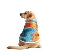 Meander Color Chart Dog Clothes - Breathable Soft Dog Costume Pet Dogs, Fashionable and Comfortable T-Shirts for Medium and Large Dogs