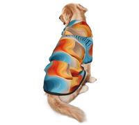Meander Color Chart Dog Hoodie - Hoodie for Medium and Large Dogs - Pet Winter Coat, Black