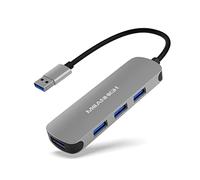 MEANHIGH USB 3.0 Hub, 4 Port USB Hub for Laptop Multiport Splitter for Computer USB Port Expander for macbook pro iMac HP,Dell, Asus, PC, Flash Drive, Mobile HDD