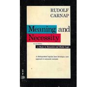 Meaning and Necessity (Phoenix Books)