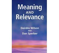 Meaning and Relevance