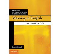 Meaning in English