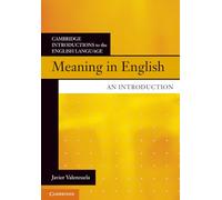 Meaning in English: An Introduction (Cambridge Introductions to the English Language)