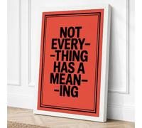 Meaning in Fragments Canvas Wall Art Print 18x12 Inch (46 x 30 cm)