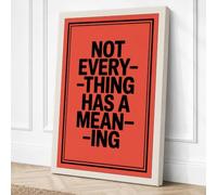 Meaning in Fragments Canvas Wall Art Print 18x12 Inch (46 x 30 cm)