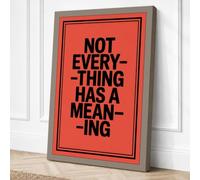 Meaning in Fragments Canvas Wall Art Print 36x24 Inch (91 x 61 cm)