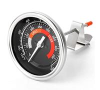 MEANLIN MEASURE Accurate Thermometer Replacement for Big Green Egg Grills, HD 3.3” Large Dial & Waterproof Temperature Gauge for BGE Accessories, Dome Lid Thermostat Made of Stainless Steel