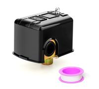 MEANLIN MEASURE MPS4060 Water Well Pressure Control and Port Air Compressor Pressure Switch,40-60 PSI Pressure Setting,1/4" Female BSP,Adjustable Differential,Tank Water Pump Control Valve