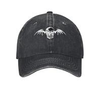 MEANPOTY Unisex Avenged Metal Band Sevenfold Washed Baseball Cap Adjustable Outdoor Dad Hats: Snapback Buckets for Summer