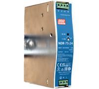 MeanWell NDR-75-24 Industrial DIN Rail Power Supply 75W 24V 3.15A UK In Stock