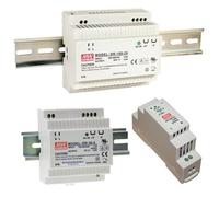 MeanWell switching power supplies DR/DRP-series / 5V 12V 15V 24V 48V
