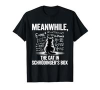 Meanwhile The Cat in Schrödinger's Box Value Graphic T-Shirt