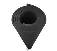 MEARCOOH 10mm EVA Foam, Large 35.5''x59'' EVA Foam Sheets, Black Cosplay Foam Premium High Density 86 kg/m3 for Cosplay, Crafts Projects (Black 10MM)