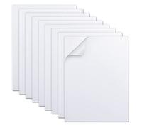 MEARCOOH 10PCS Self Adhesive Foam Sheets, White 9x12 Inch 2mm Sticky Eva Foam Paper for Crafts Cardmaking Photo Frames Scrapbooking (White 10 Sheets)