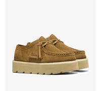 Meare Walla Platform Sole Suede Shoes Brown
