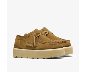 Meare Walla Platform Sole Suede Shoes Brown