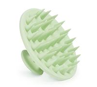 Meartchy Silicone Scalp Massager Shampoo Brush, Scalp Brush for Hair Growth & Dandruff Removal, Hair Scrubber Scalp Stimulator Exfoliator Brush with Soft Bristles for Wet Dry Scalp Care (Grass Green)