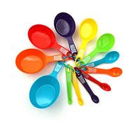 Measure Cups Spoons Set, 12Pcs DIY Stackable Nesting Kitchen Measuring Tools Colorful Measure Cups and Spoons Set Storage Random for Baking Measuring