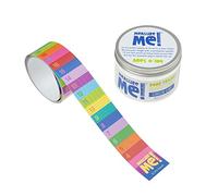 Measure Me! Roll-up Door Frame Height Chart for Kids - Rainbow Rows