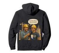 Measure Once, Panic Later, Crew & DIY Advice, Funny Joke Pullover Hoodie