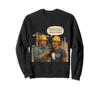 Measure Once, Panic Later, Crew & DIY Advice, Funny Joke Sweatshirt