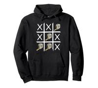 Measure Tape Handy man Vintage Tic-Tac-Toe Pullover Hoodie